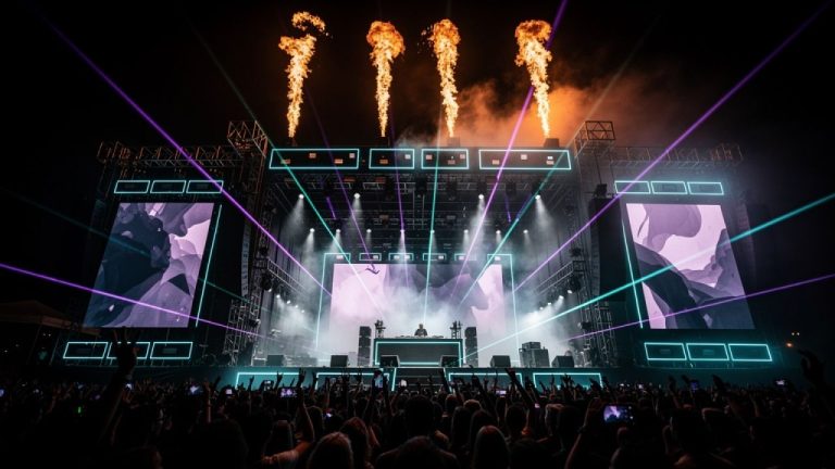 Pyro & Effekte bei EDM-Shows: Die explosive Zukunft der Festival-Visuals